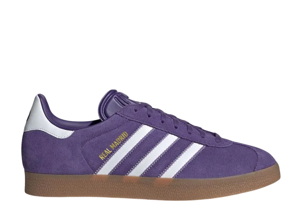 Real Madrid × adidas Gazelle Terrace Icons "Purple/Cloud White/Magic Lilac"