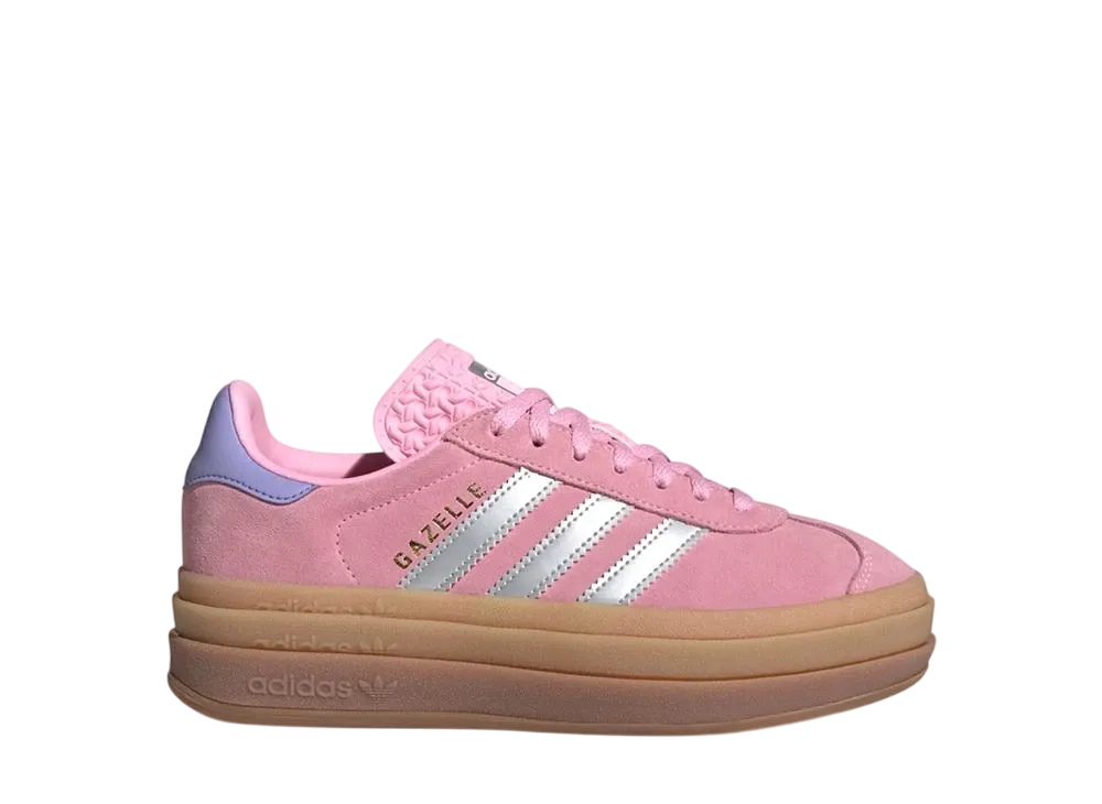 adidas GS Gazelle Bold "True Pink/Silver Metallic/Light Purple"