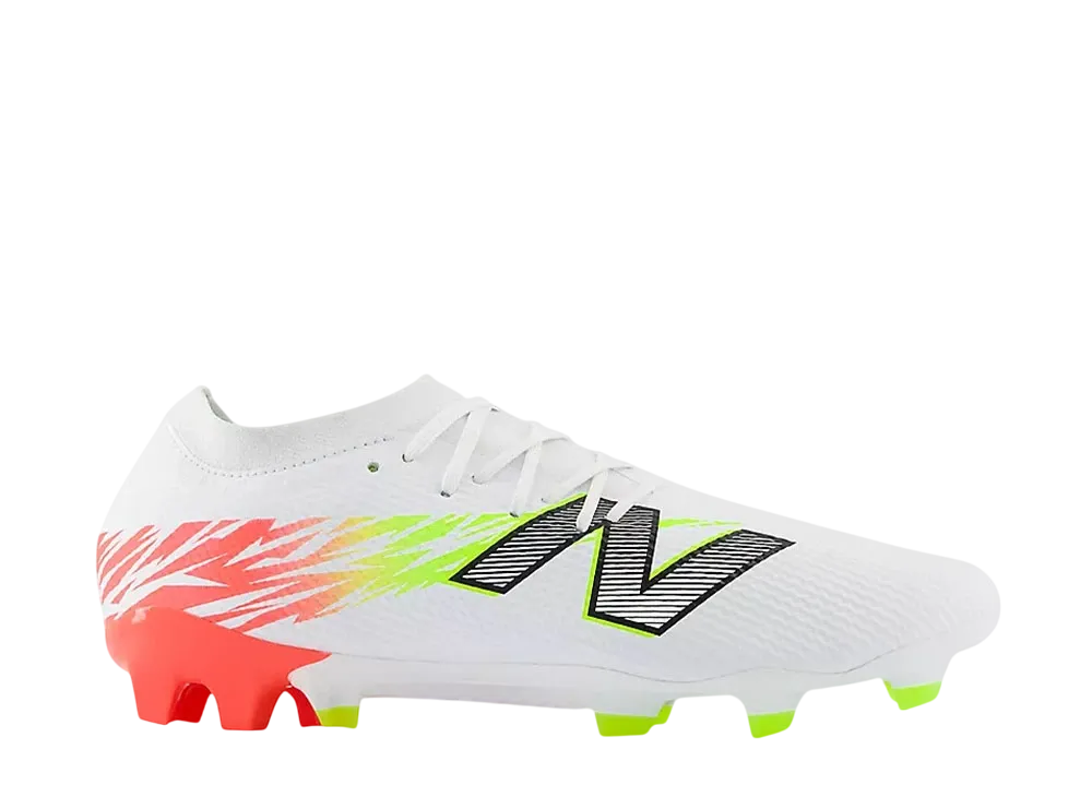 ニューバランス フューロン チーム FG V8 "ホワイト/エナジーレッド/ハイライト"