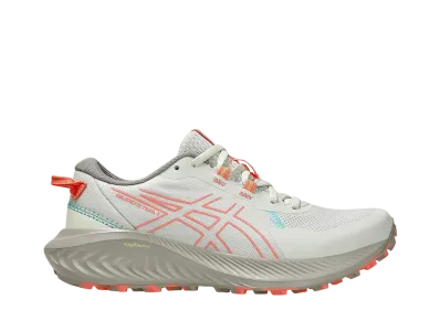 アシックス ウィメンズ ゲルエキサイト トレイル2 "レイクグレー/グアバ"