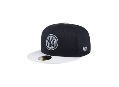 NEW ERA 59Fifty 2025 MLB Batting Practice New York Yankees Home "Navy/White"