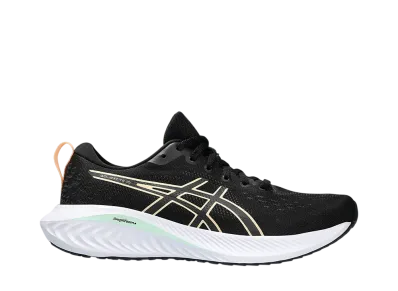 アシックス ウィメンズ ゲルエキサイト10 "ブラック/アプリコットクラッシュ"