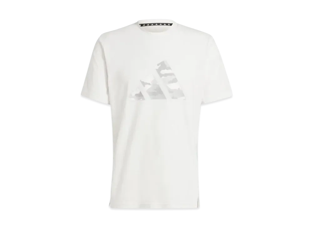 adidas Train Essentials Camo Graphic Logo Short Sleeve T-Shirt "Chalk White"