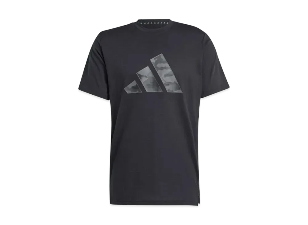 adidas Train Essentials Camo Graphic Logo Short Sleeve T-Shirt "Black"