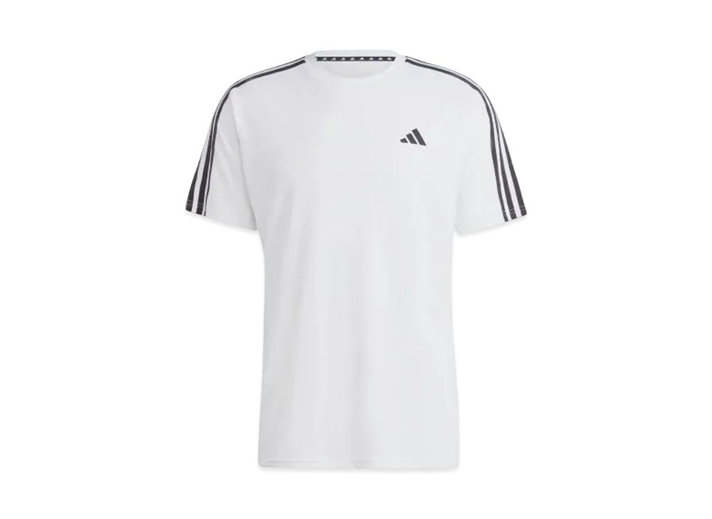 adidas Train Essentials Three Stripes Training Short Sleeve T-Shirt "White/Black"