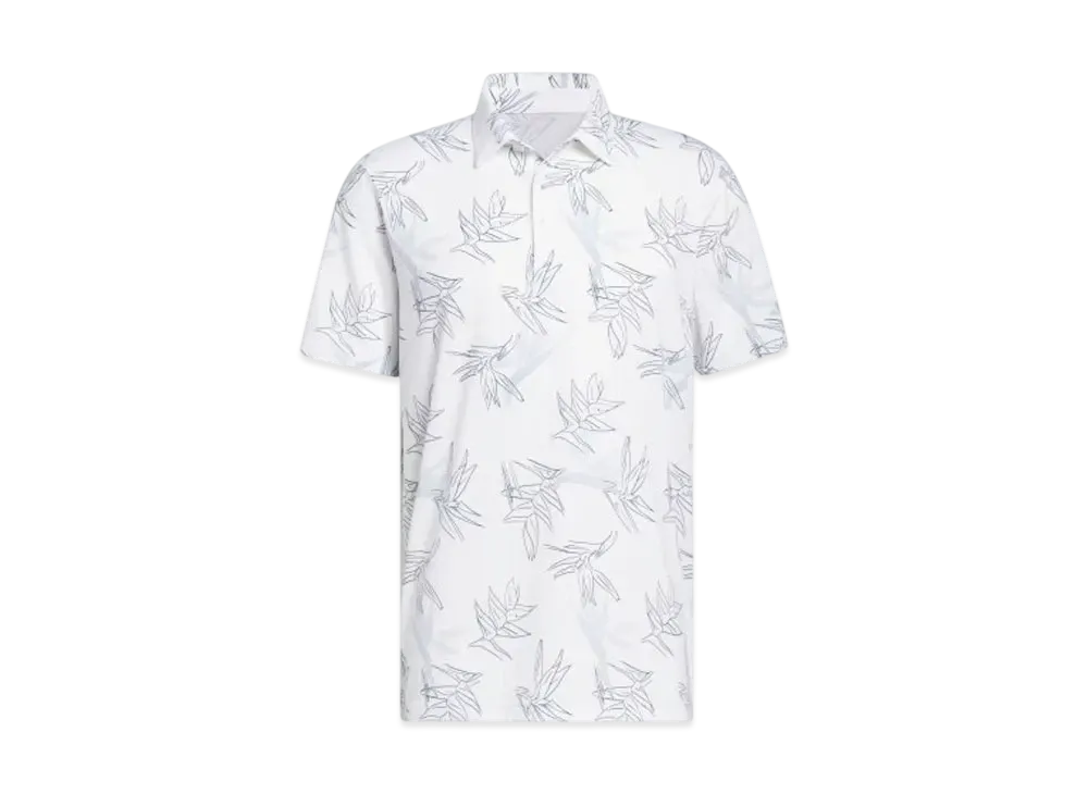 adidas Novelty Print Short Sleeve Stretch Shirt "White"