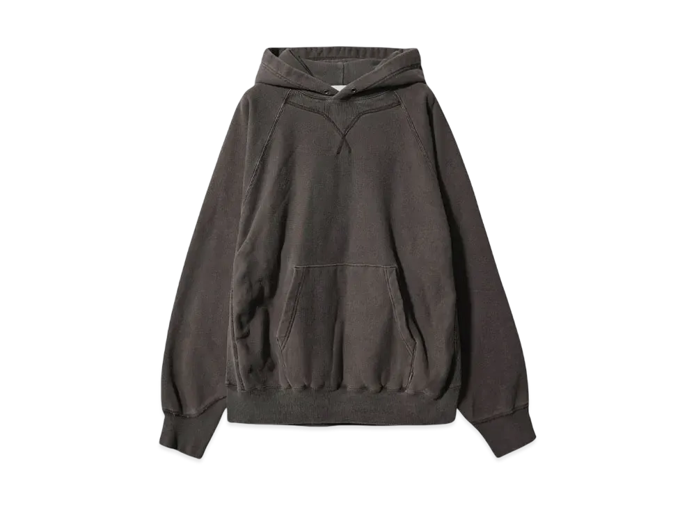 SUGARHILL PIGMENT DYE HOODIE "DARK PURPLE"