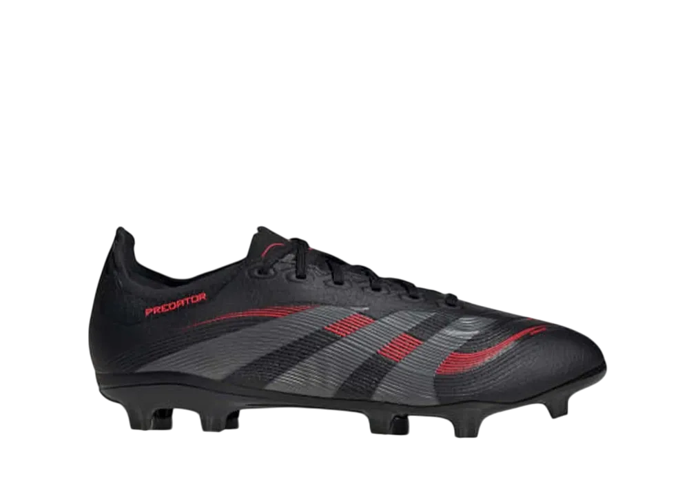 アディダス プレデター リーグ ファーム/マルチグラウンド スパイク "コアブラック/グレーフォー/ルシッドレッド"