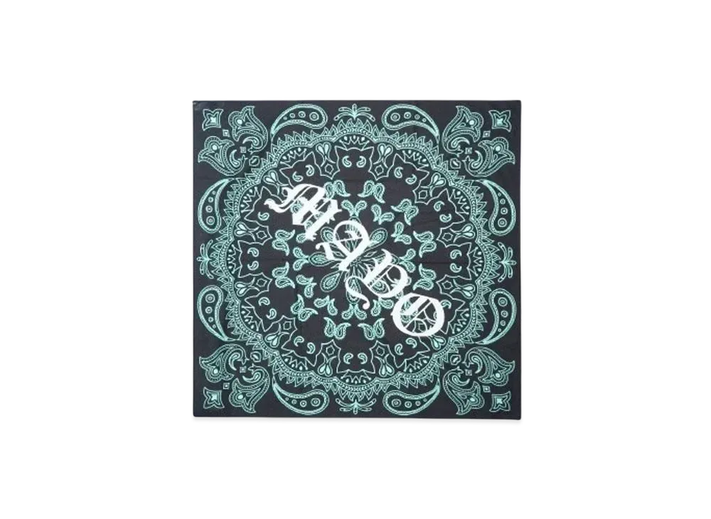 MAYO MAYO PAISLEY BANDANA "BLACK x KINMIYA BLUE"