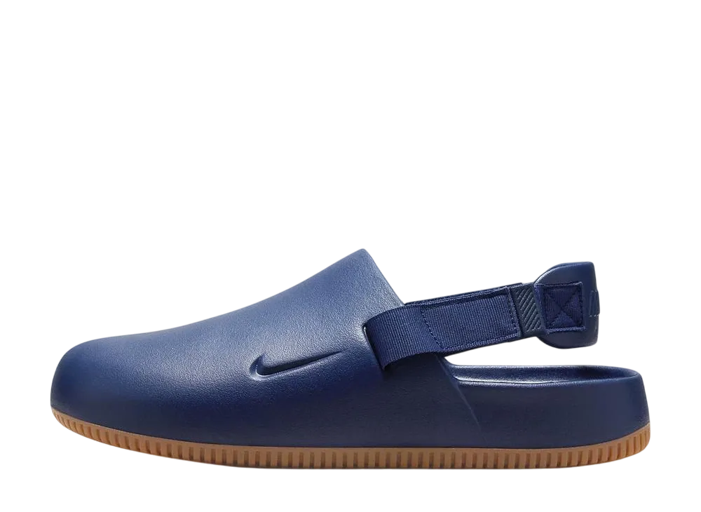 ナイキ カーム ミュール "ネイビー/ガムミディアムブラウン/ネイビー"