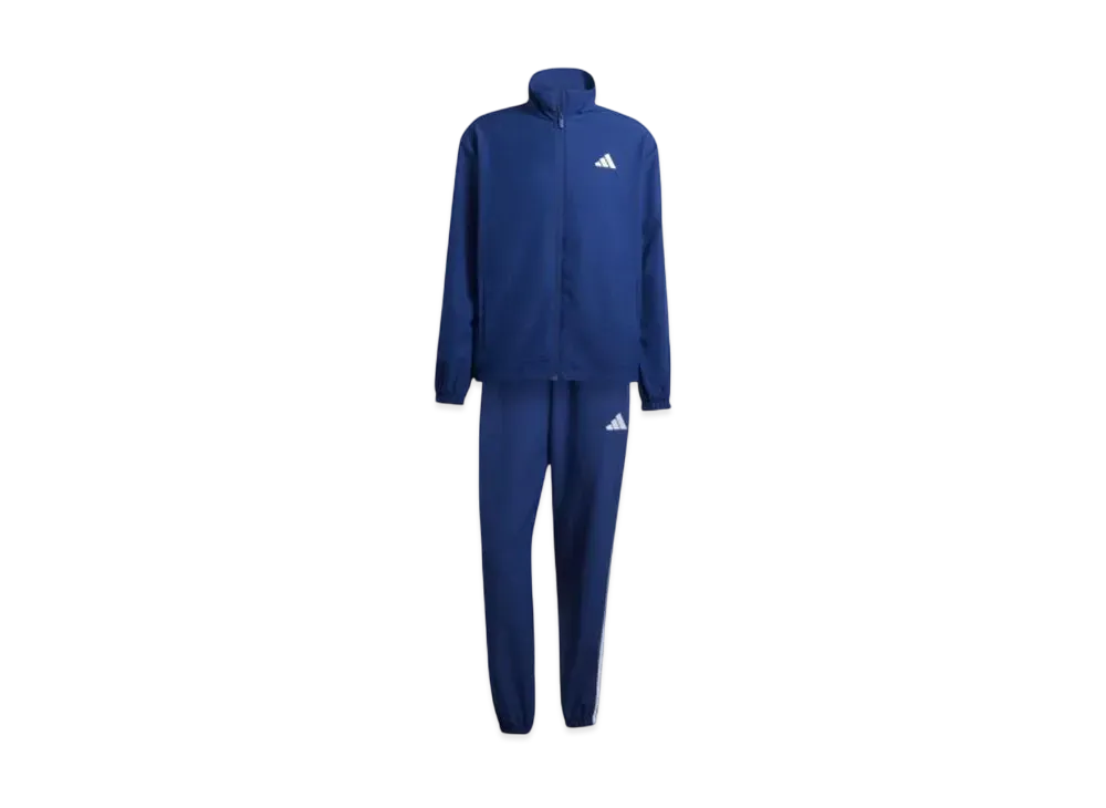 adidas Sportswear Basic Three Stripes Woven Tracksuit "Dark Blue"