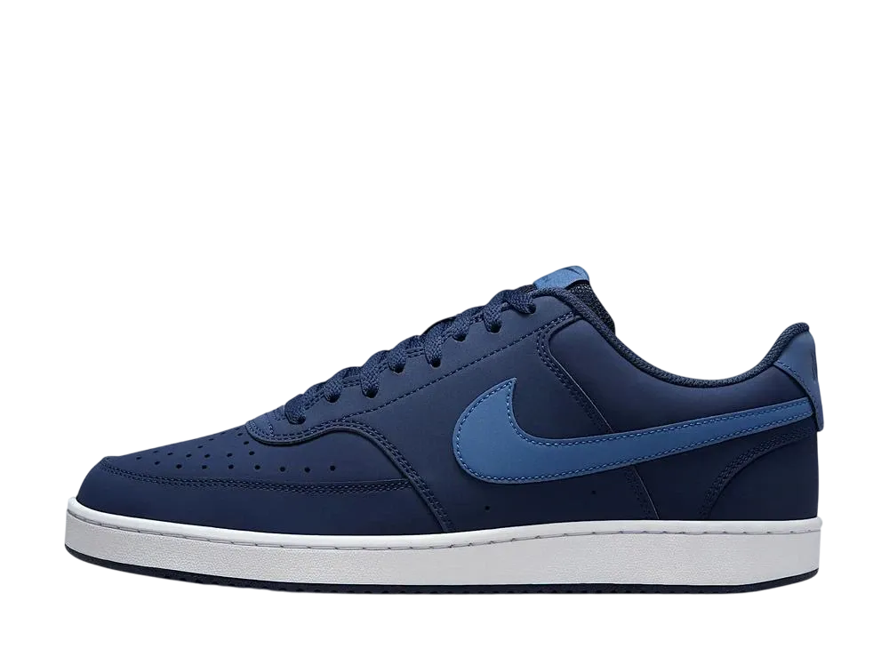 ナイキ コートビジョン ロー "ミッドナイトネイビー/ホワイト/ミスティックネイビー"