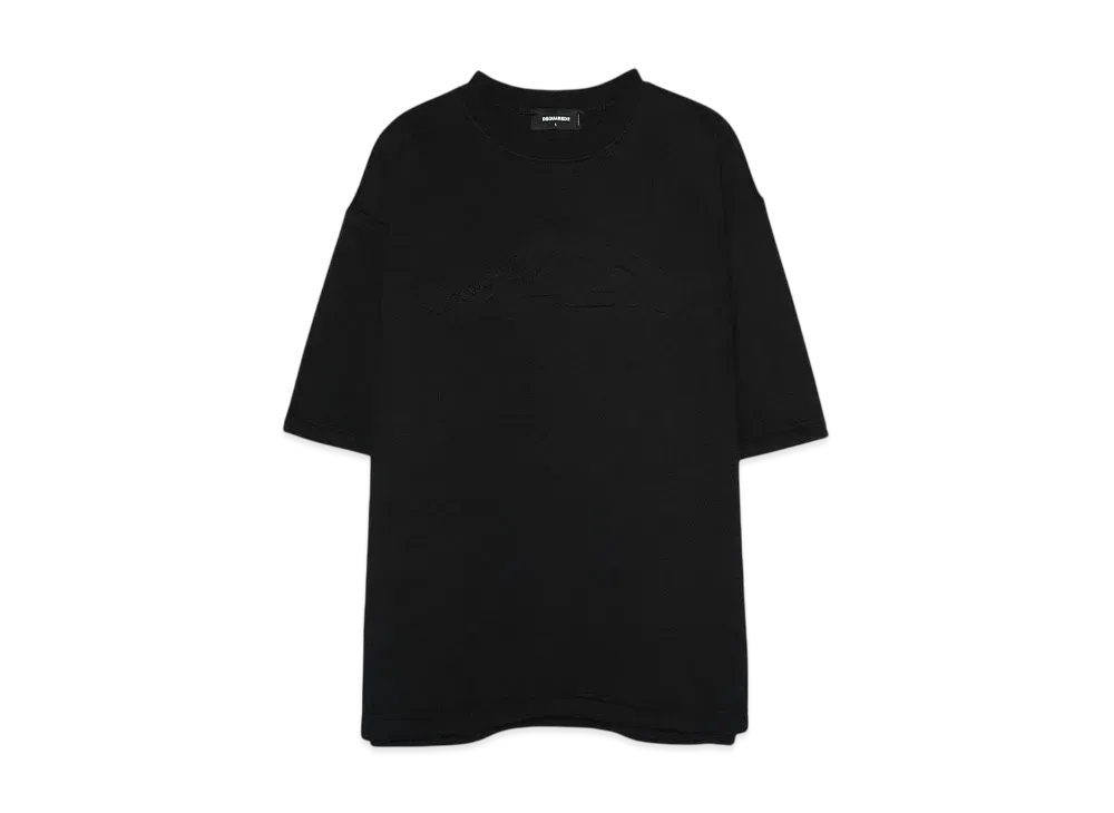 DSQUARED2 Loose Fit SL Crewneck "BLACK"