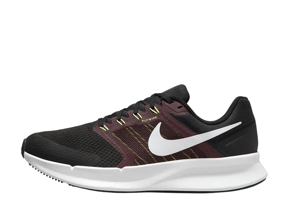 ナイキ ランスウィフト3 "ブラック/バーガンディクラッシュ/ライムブラスト/ピュアプラチナム"