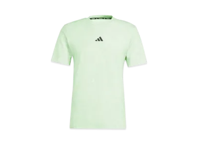 adidas Power Workout Short Sleeve T-Shirt "Semi Green Spark/Black"