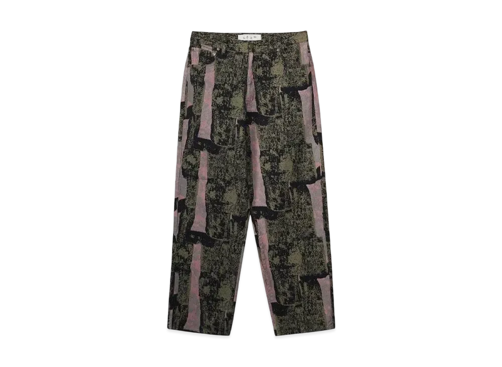 Bal LOOSE FIT DUCK 5P JEAN "STONE GREEN"