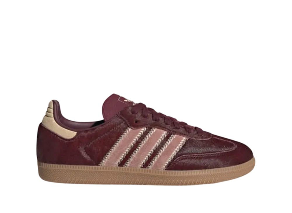 adidas Women's Samba OG "Sand Strata/Maroon/Warm Clay"