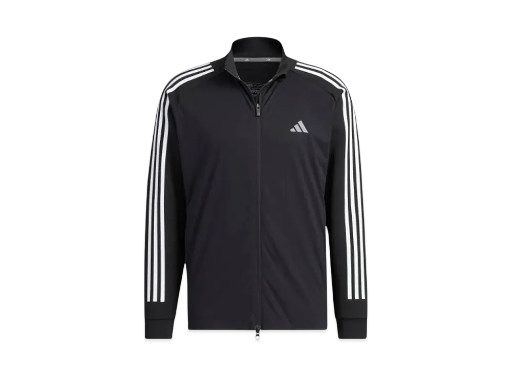 adidas Fabric Mix Long Sleeve Full Zip Jacket "Black"