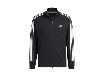 adidas Fabric Mix Long Sleeve Full Zip Jacket "Black"