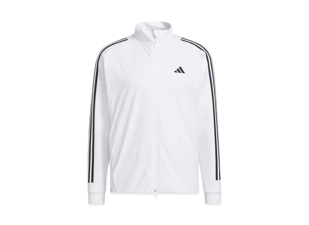 adidas Fabric Mix Long Sleeve Full Zip Jacket "White"