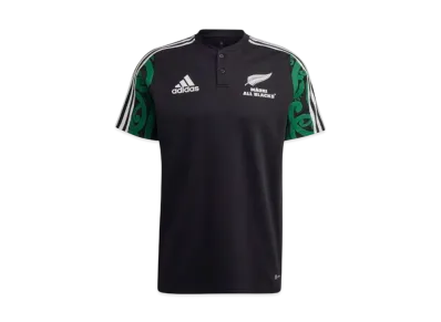 adidas Maori All Blacks Rugby Shirt "Black/Team Green"