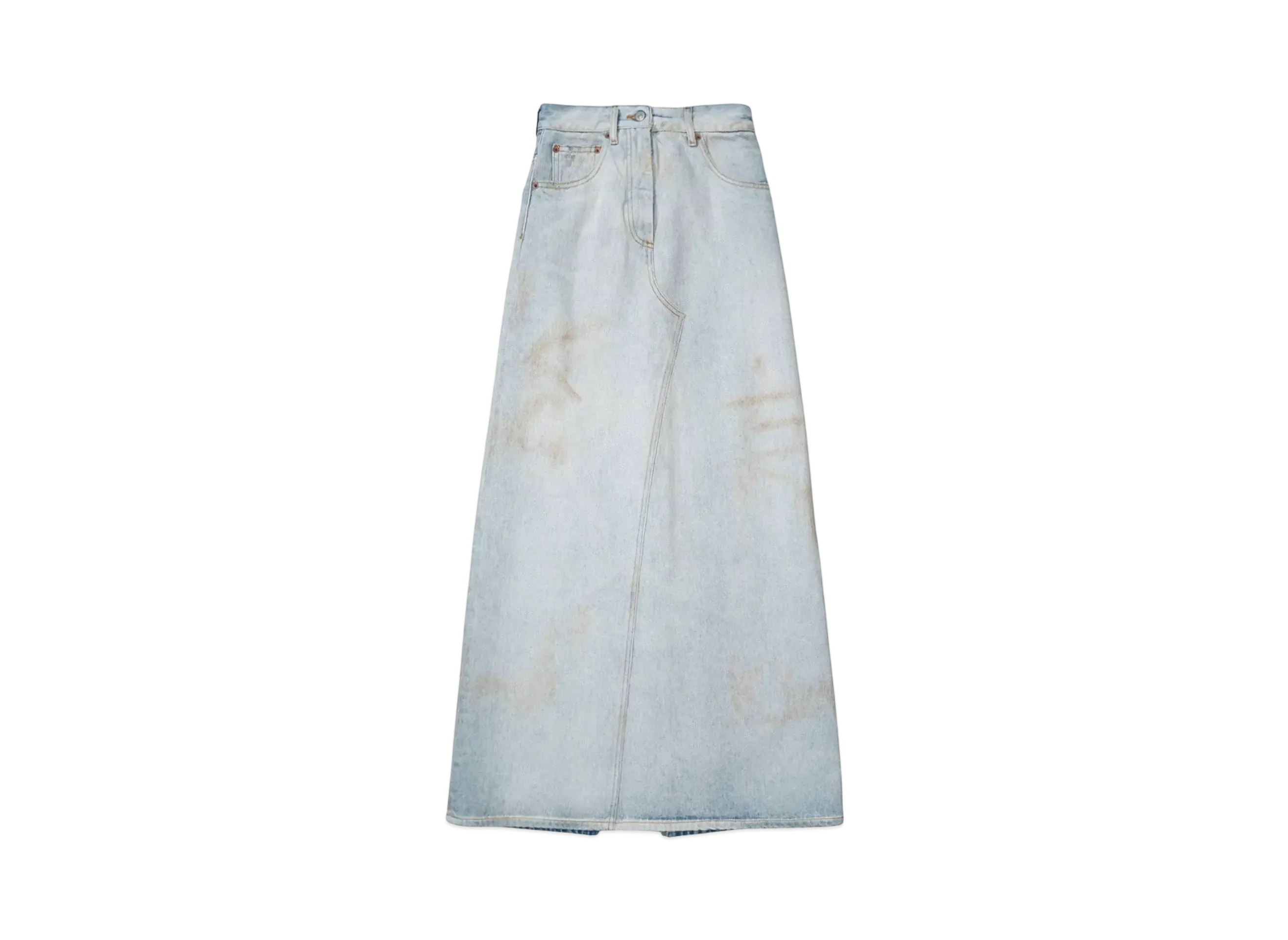 MM6 Maison Margiela Long Skirt "Light Blue"