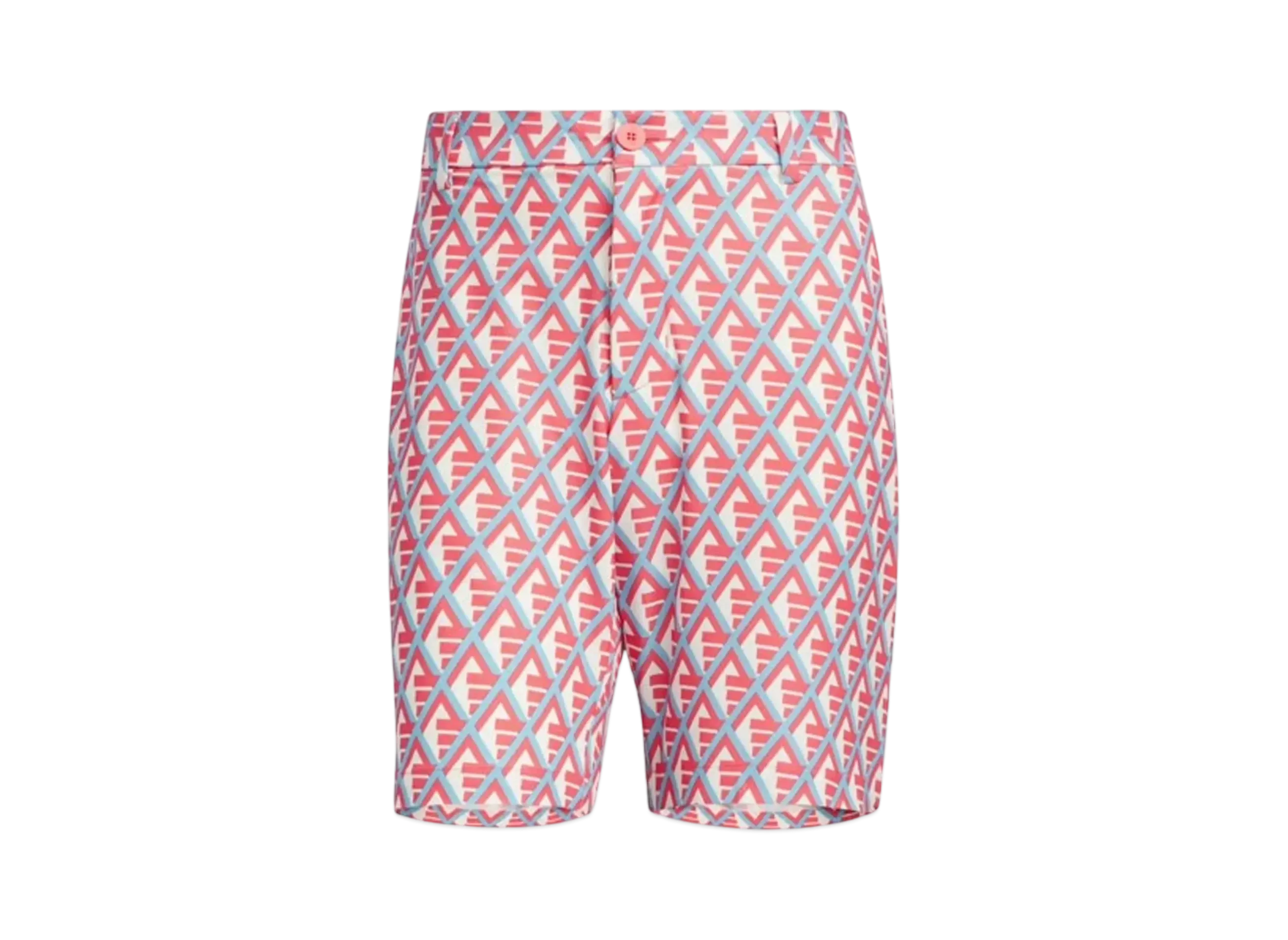 adidas Multicolored Bos Print Shorts "Preloved Scarlet"