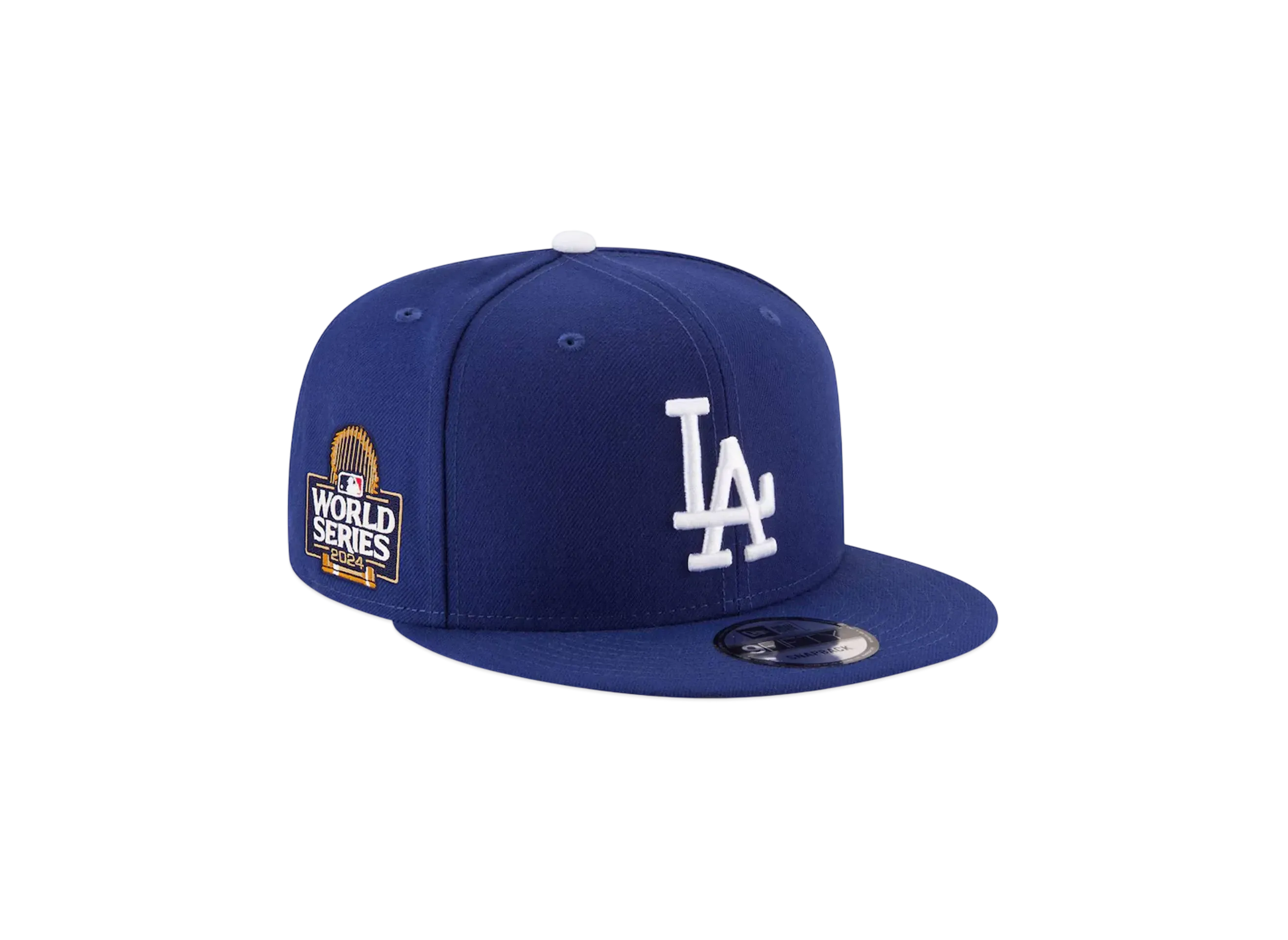 NEW ERA Men's Los Angeles Dodgers 2024 World Series Side Patch 9Fifty Snapback Hat "Royal"
