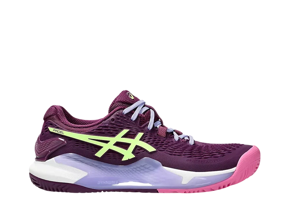 アシックス ウィメンズ ゲルレゾリューション9 パデル "ディープモーブ"
