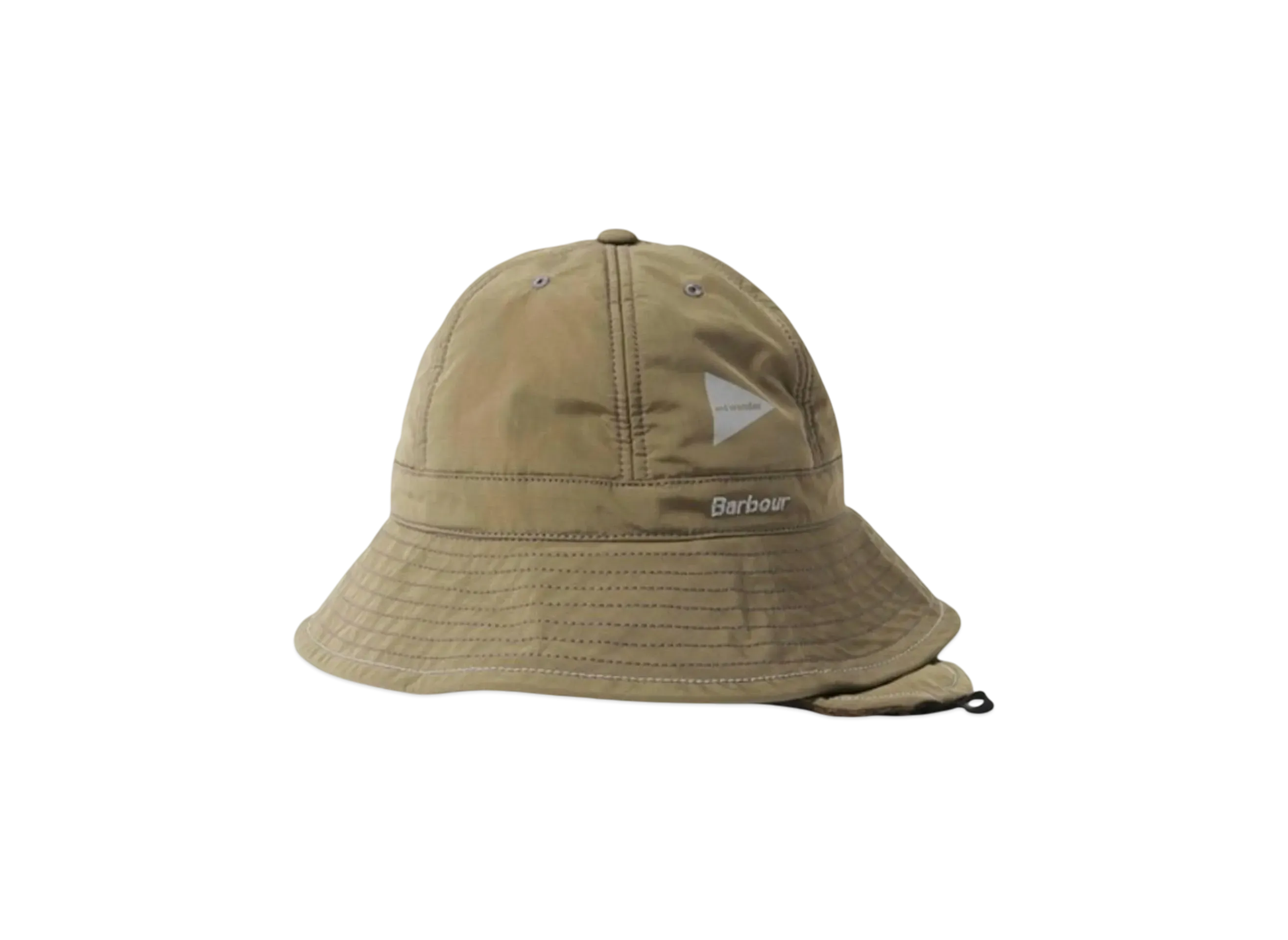 and wander x Barbour Bucket Hat "Khaki"