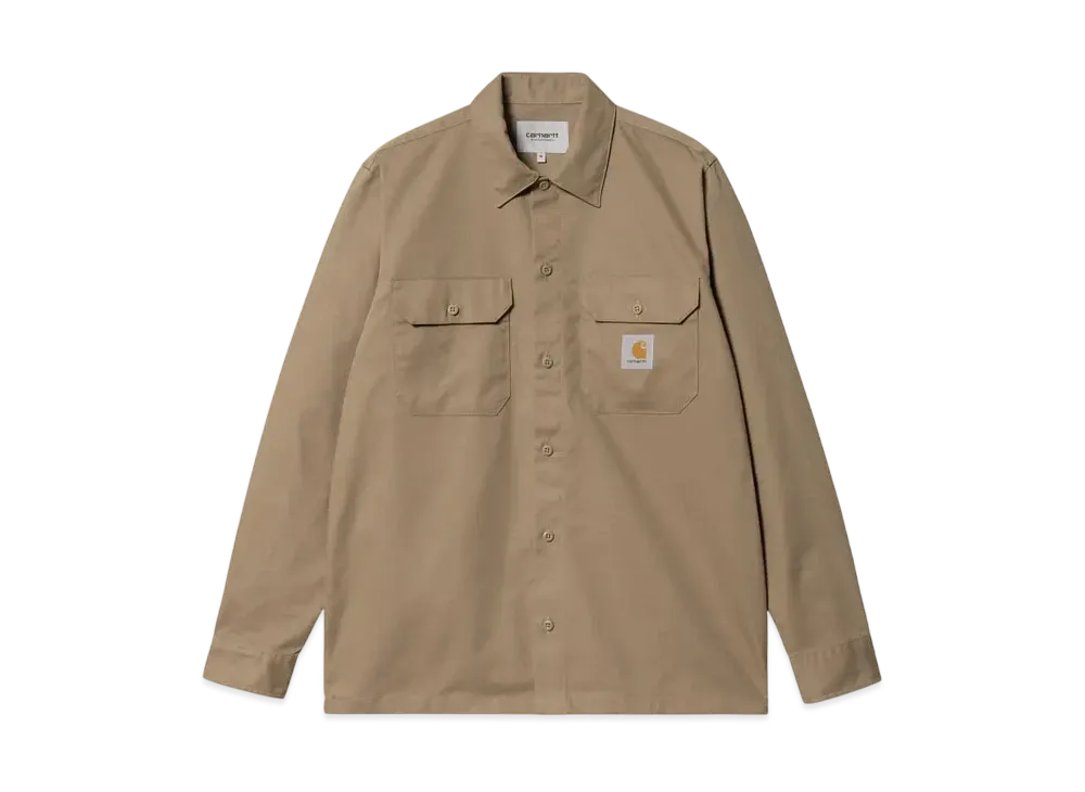 カーハートWIP L/S マスターシャツ "レザー"