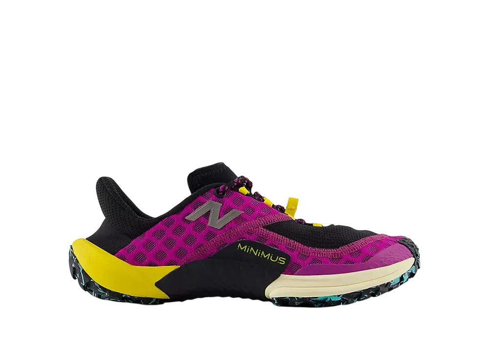 ニューバランス ウィメンズ ミニマス トレイル "パープルフューシャ/ブラック/ジンジャーレモン"