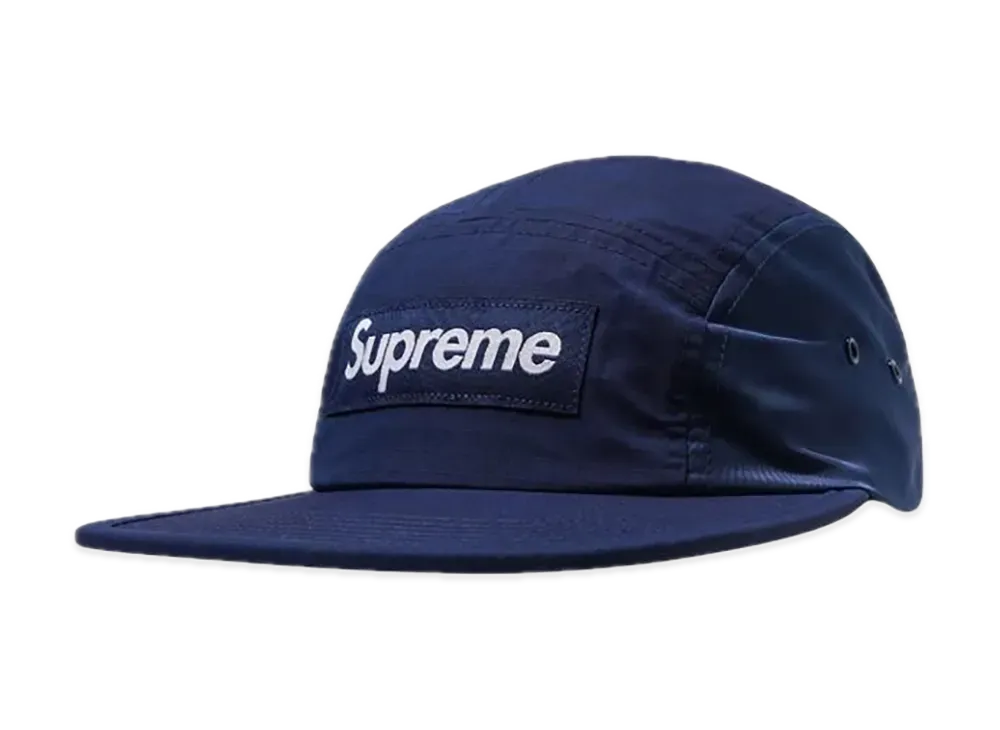 Supreme Waxed Ripstop Camp Cap "Navy"