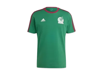 adidas Mexico National Team DNA Three Stripes Short Sleeve T-Shirt "Dark Green"