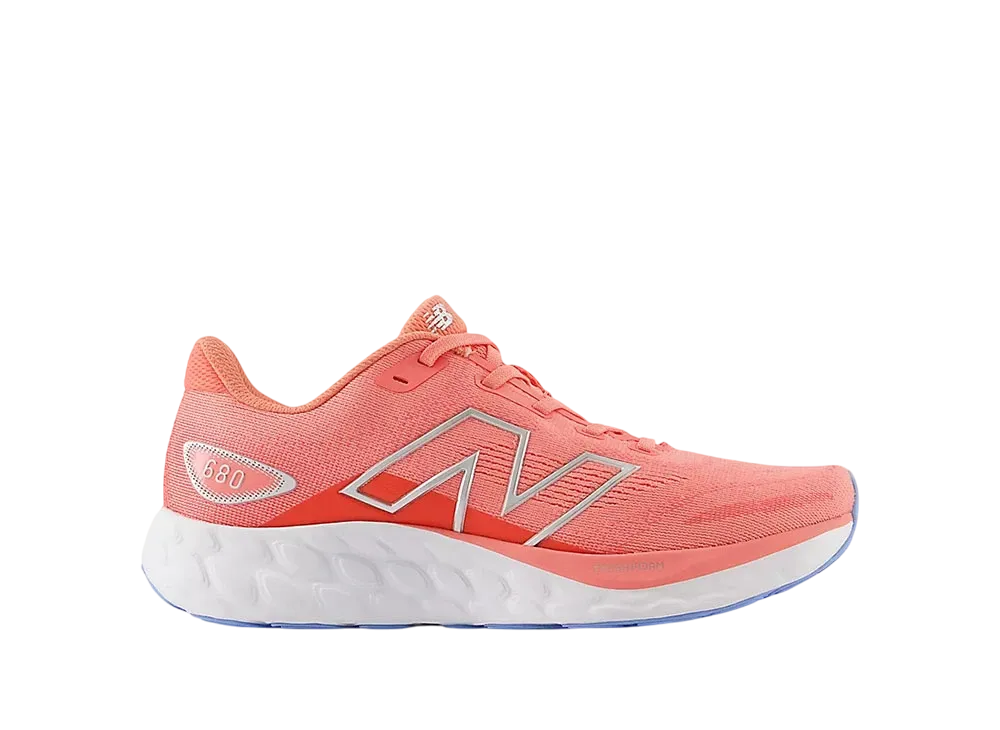 ニューバランス ウィメンズ フレッシュフォーム680V8 "サンフェードレッド/ドリフトレッド/シルバーメタリック"