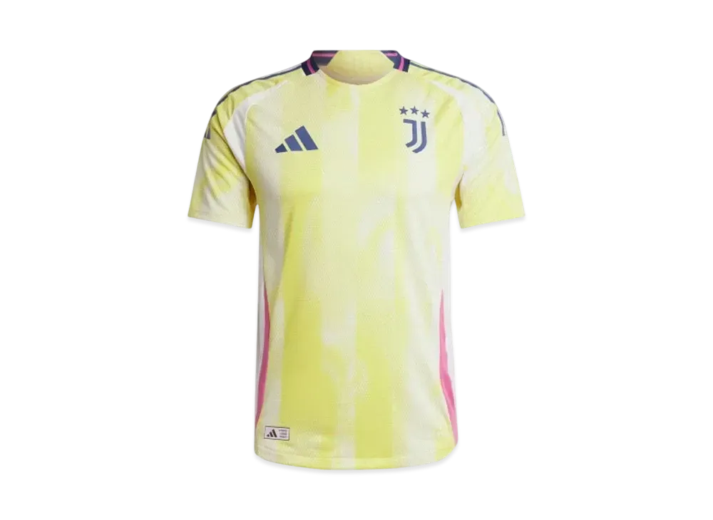 adidas Juventus 24/25 Away Authentic Uniform "Pure Sulfur"