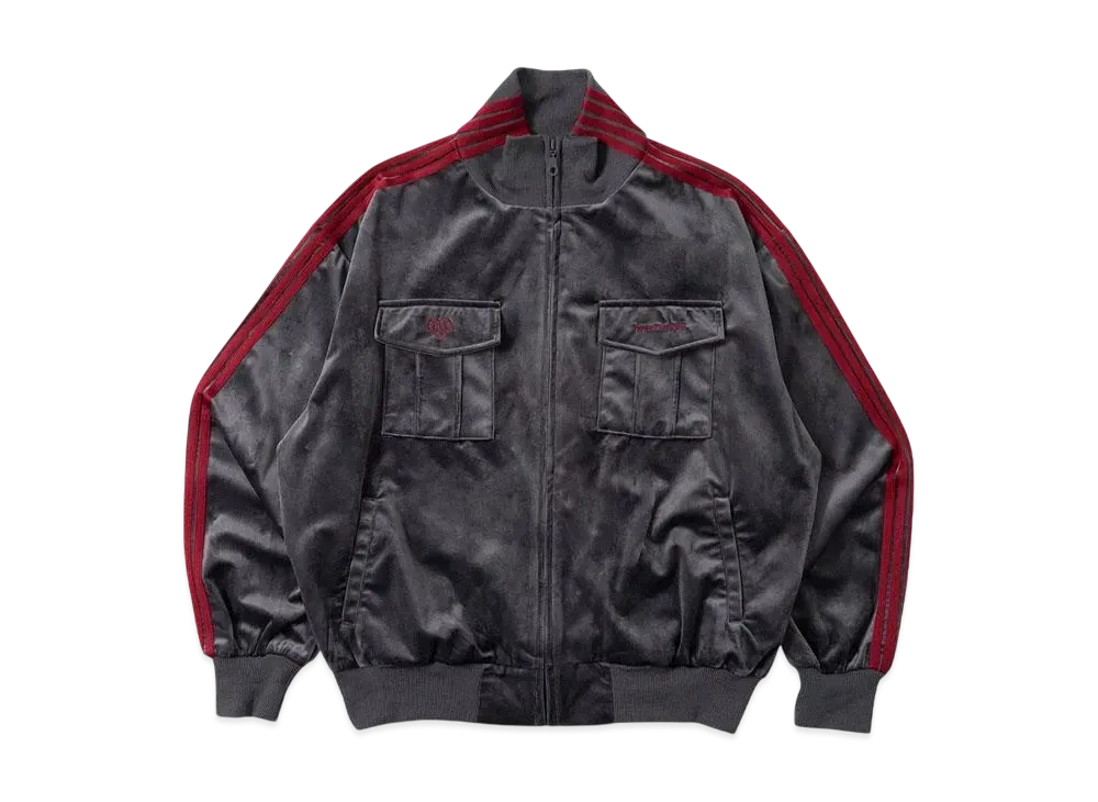 HTH velor track jacket "GRAY"