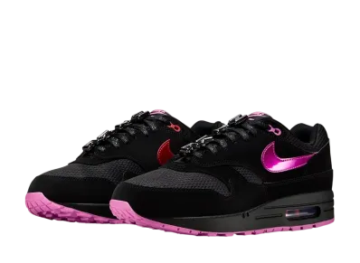 Nike Air Max 1 PRM "Black and Playful Pink"