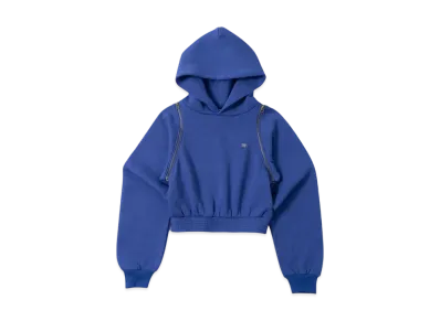 HTH 2way shoulder zip hoodie " BLUE"