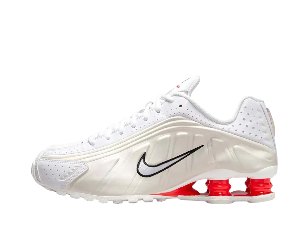 Nike Women's Shox R4 "White/Phantom/Picante Red/White"