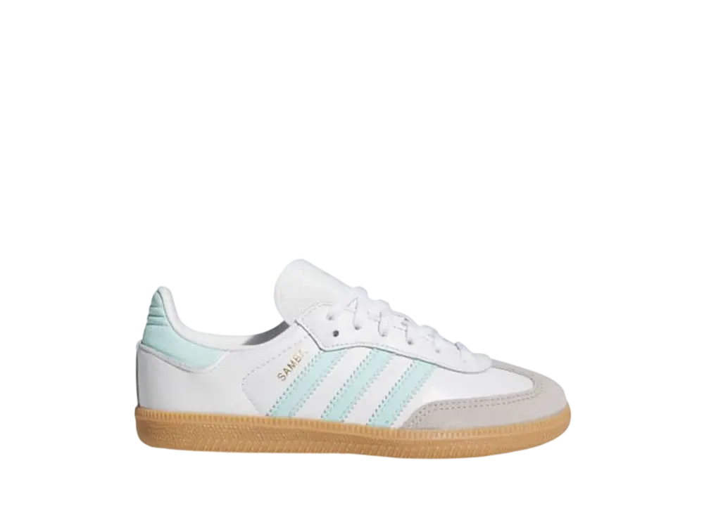 adidas PS Samba OG "Cloud White/Semi Flash Aqua/Gum"