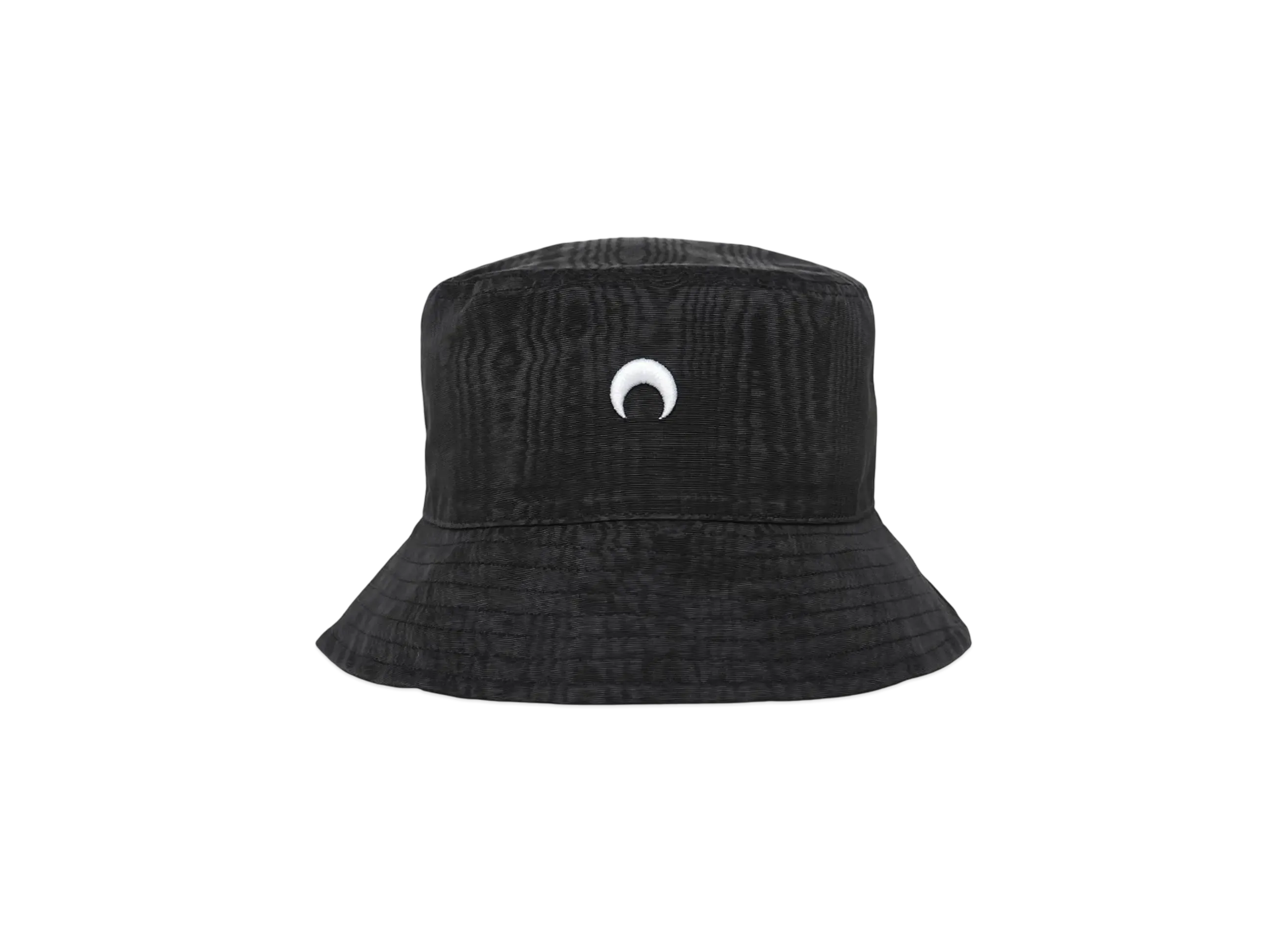 Marine serre RECYCLED MOIRE BUCKET HAT "BLACK"