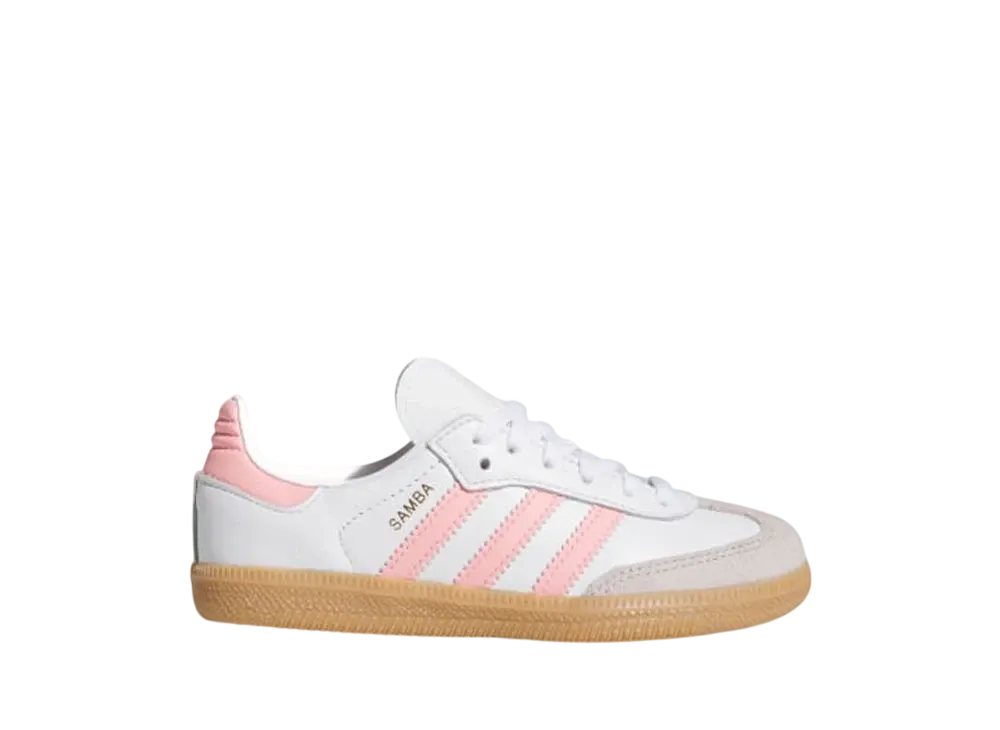 アディダスオリジナルス PS サンバ OG "クラウドホワイト/セミピンクスパーク/ガム" (キッズ)