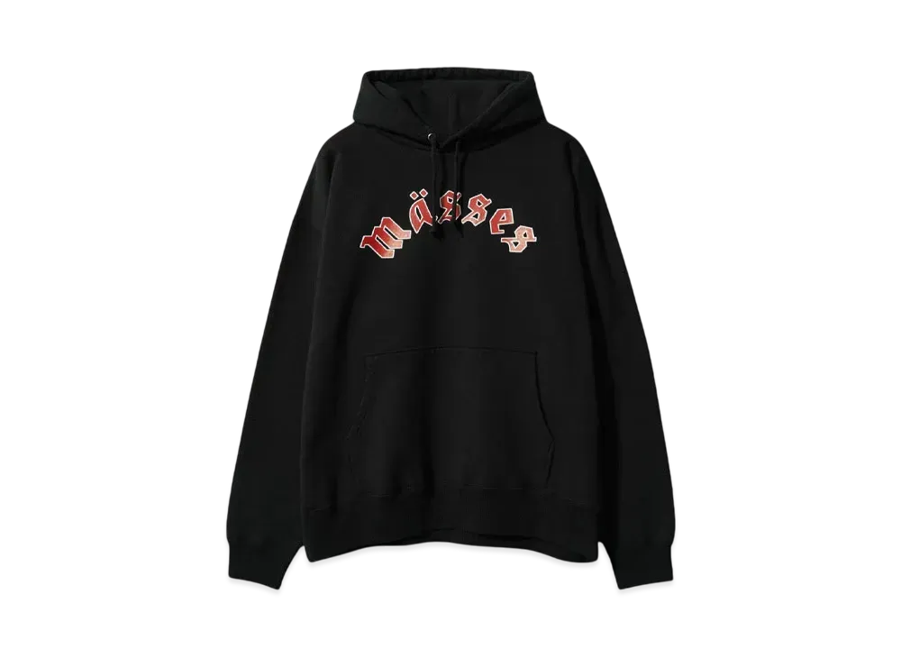 MASSES SWEAT HOODED METAL "BLACK"