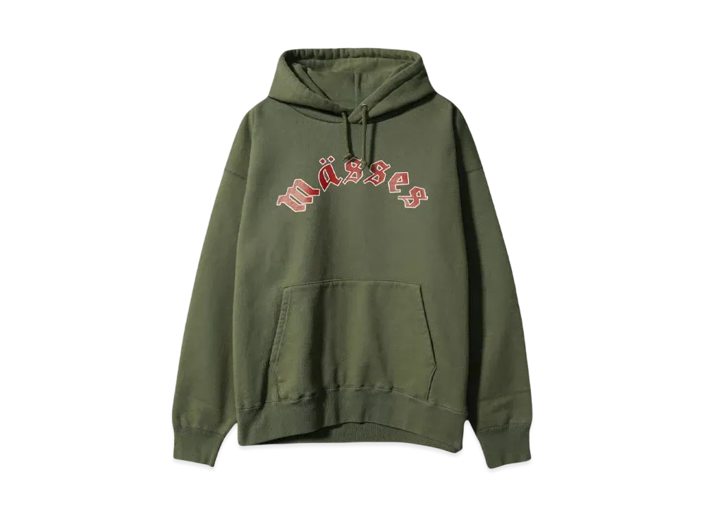 MASSES SWEAT HOODED METAL "OLIVE"