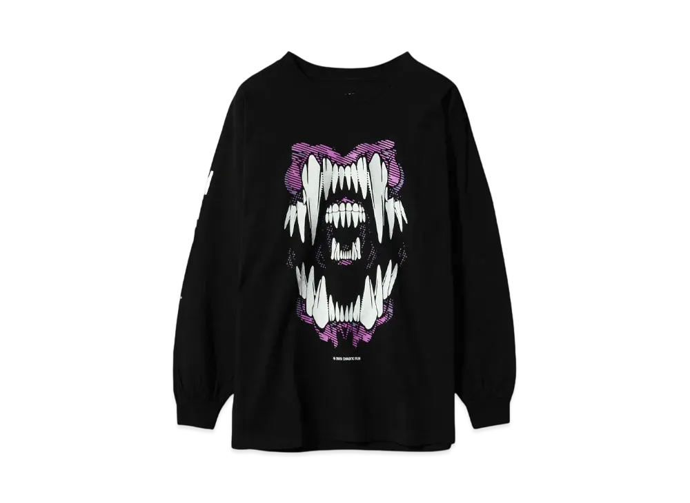 MASSES T-SHIRT L/S BITE "BLACK"