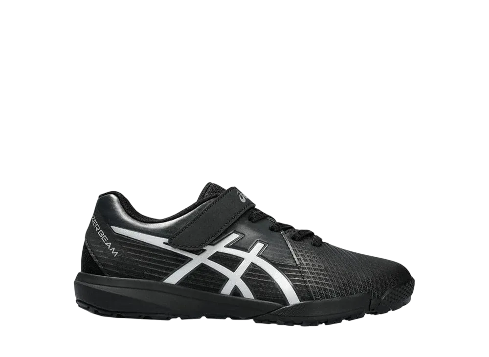 アシックス GS レーザービーム FI-MG "ブラック/シルバー" (キッズ)