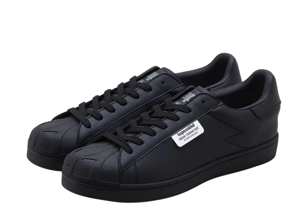 NEIGHBORHOOD x A BATHING APE Skull Shoes "Black"