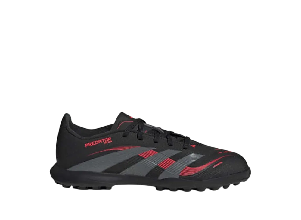 アディダス GS プレデター リーグ ターフ "コアブラック/グレーフォー/ルシッドレッド" (キッズ)