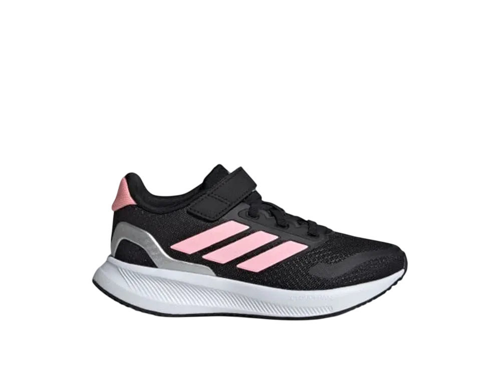 アディダス PS ランファルコン5 ランニング "コアブラック/ピンクスパーク/シルバーメタリック" (キッズ)